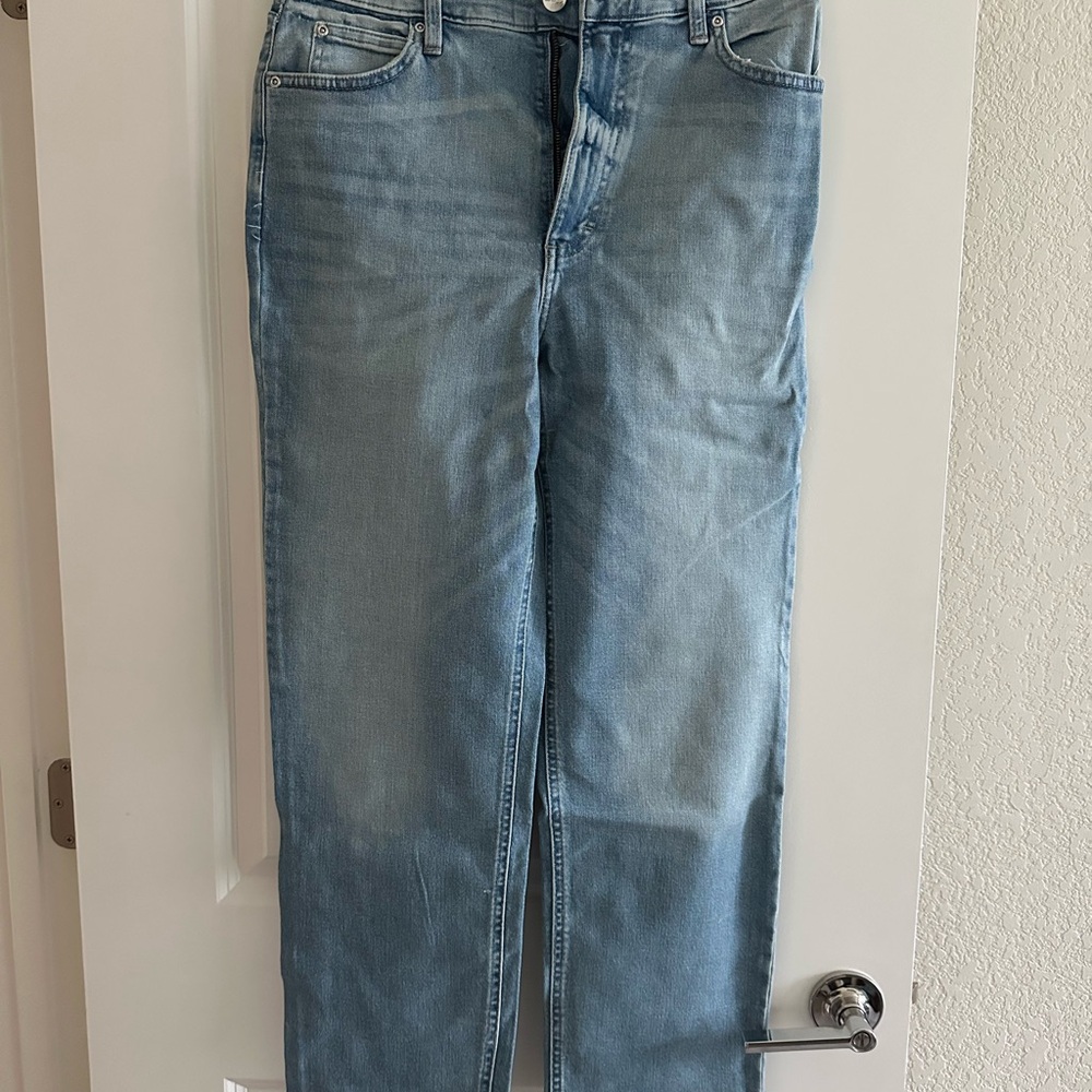Lee Women's Light Blue Straight Leg Jeans